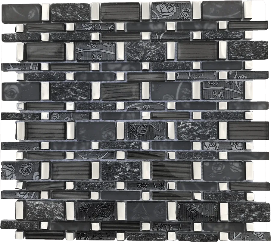 MTD Mosaics Pompeya Black 12×12 MTD-HKS8327