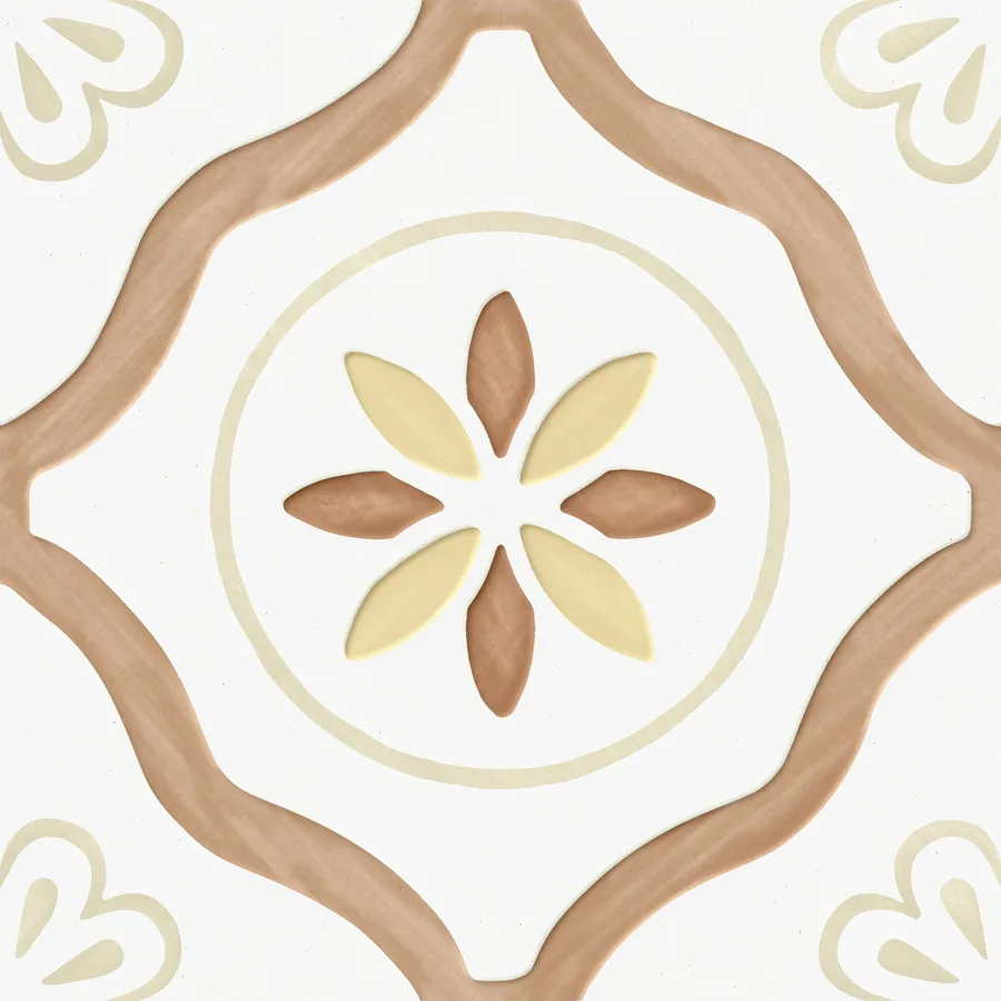 MTD Tile Llevant Clay Petals 9×9 MTD-40462