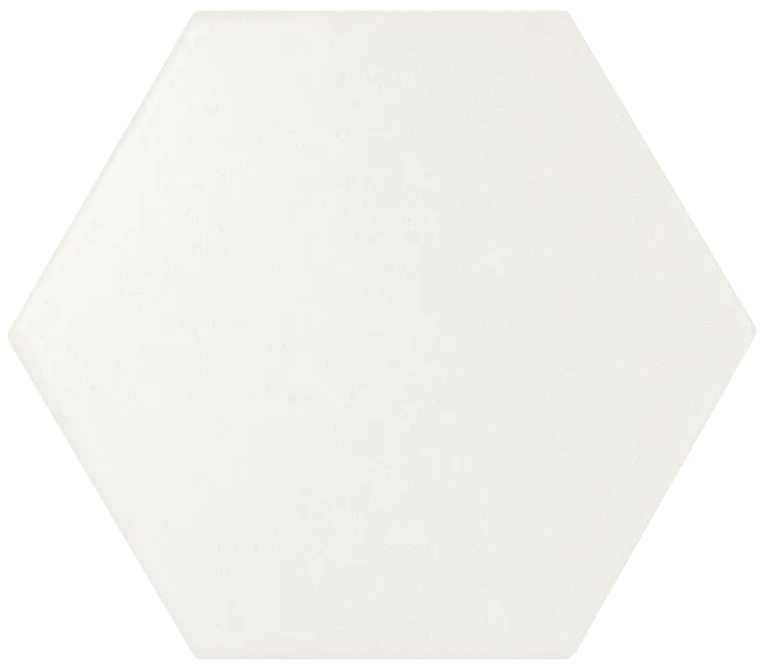 MTD Tile White Hexagon 5×4 MTD-21767