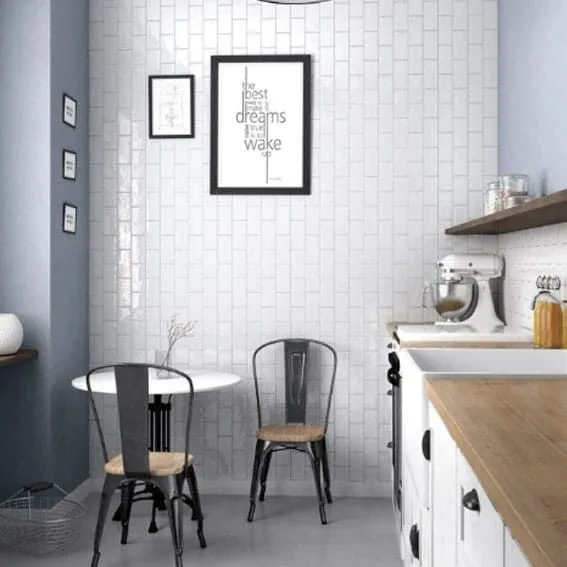MTD Ceramic Subway Tile Cottage White 3×6 MTD-21943