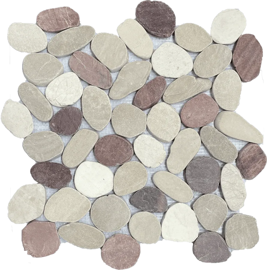 MTD Mosaics Java Beach Sliced Pebble 12×12 MTD-CV972