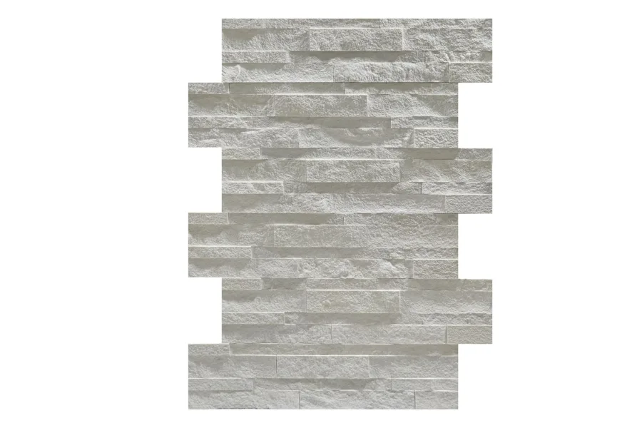 MTD Tile White Rock Peel & Stick 6×24 MTD-RI01