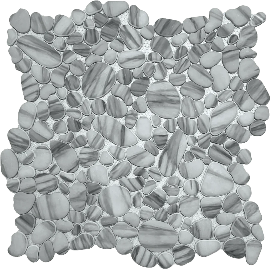 MTD Mosaics Riva Grey Pebbles 12×12 MTD-JS28