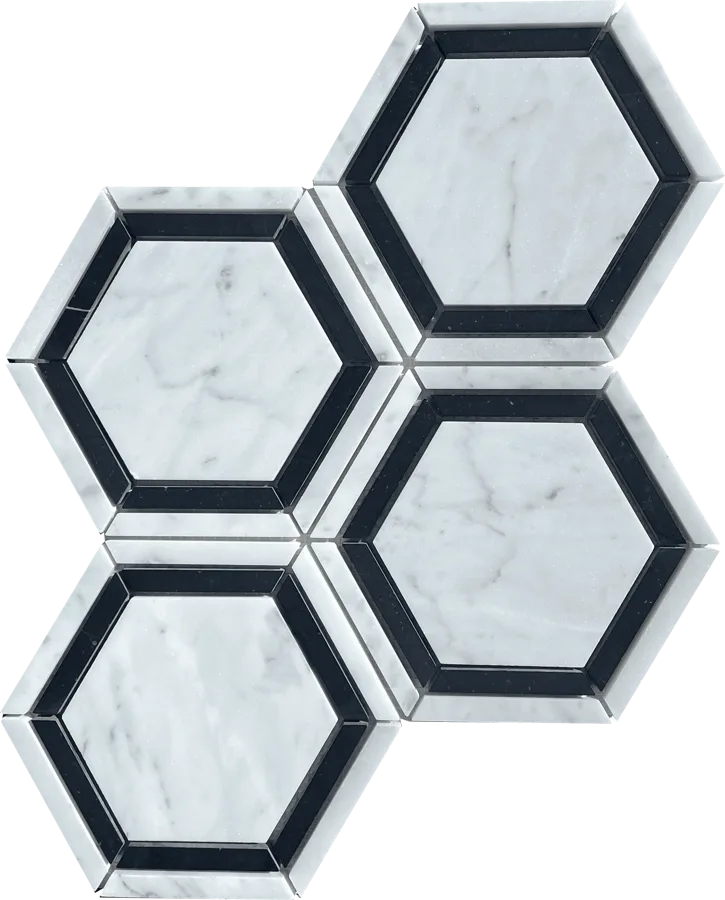 MTD Mosaics Brooklyn Heights Hexagon 12×12 MTD-1913