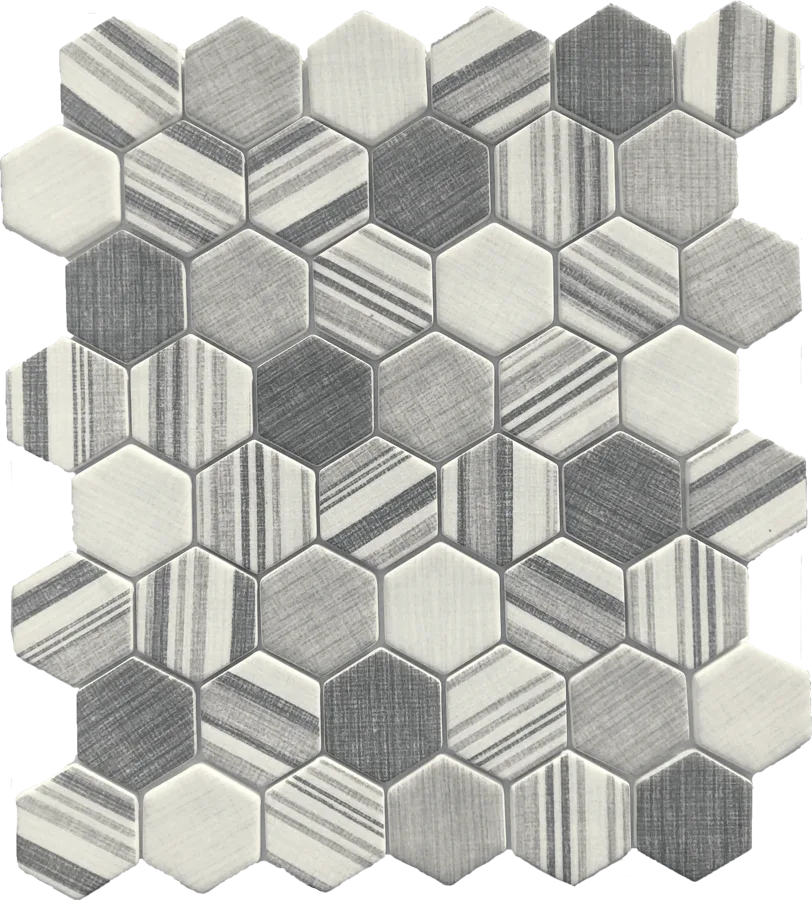 MTD Mosaics Roma Striped Hex MTD-0031