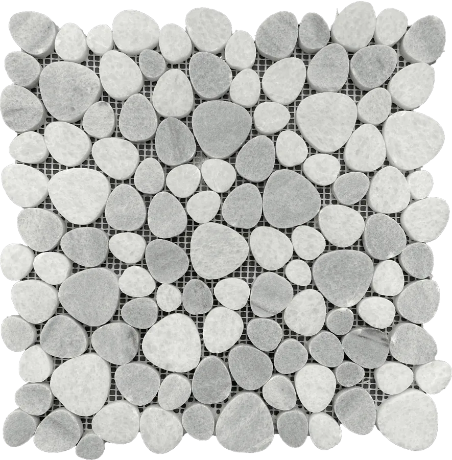 MTD Mosaics Smokey Hearts Marble 12×12 MTD-2729
