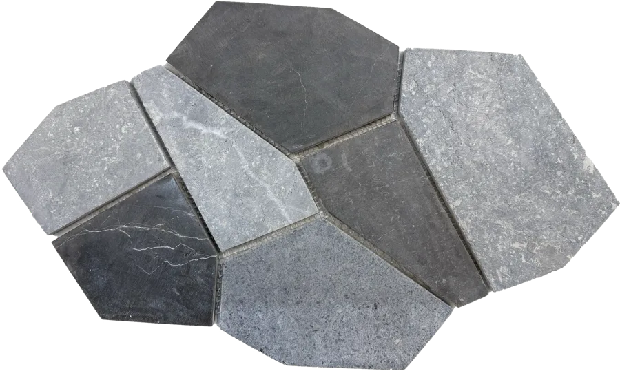 MTD Mosaics Dark and Light Grey Mix Pentastone 19.69×11.85 MTD-CV6034