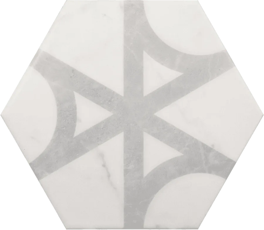 MTD Tile Carrara Hexagon Flow 7×8 MTD-23103