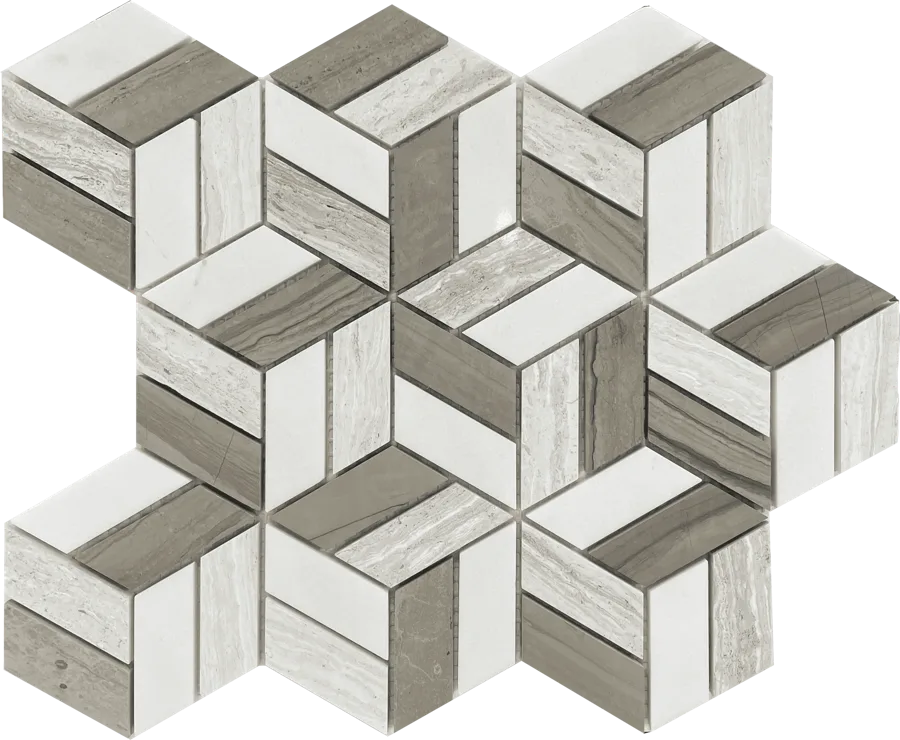MTD Mosaics Treviso Bianco Haisa 11.5×12 MTD-2622