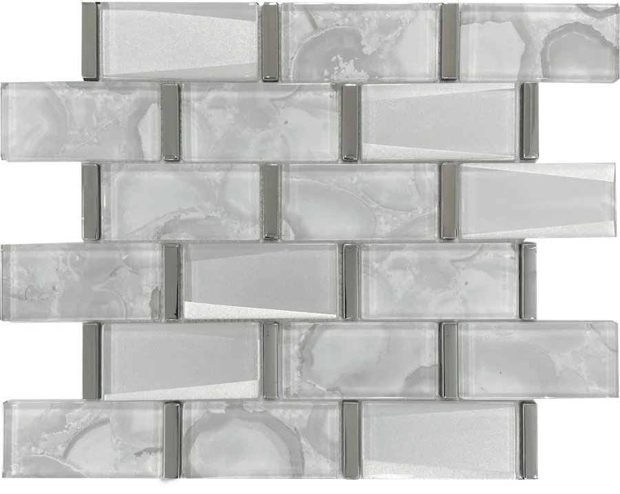 MTD Mosaics Tribeca Argento 12×13 MTD-8848