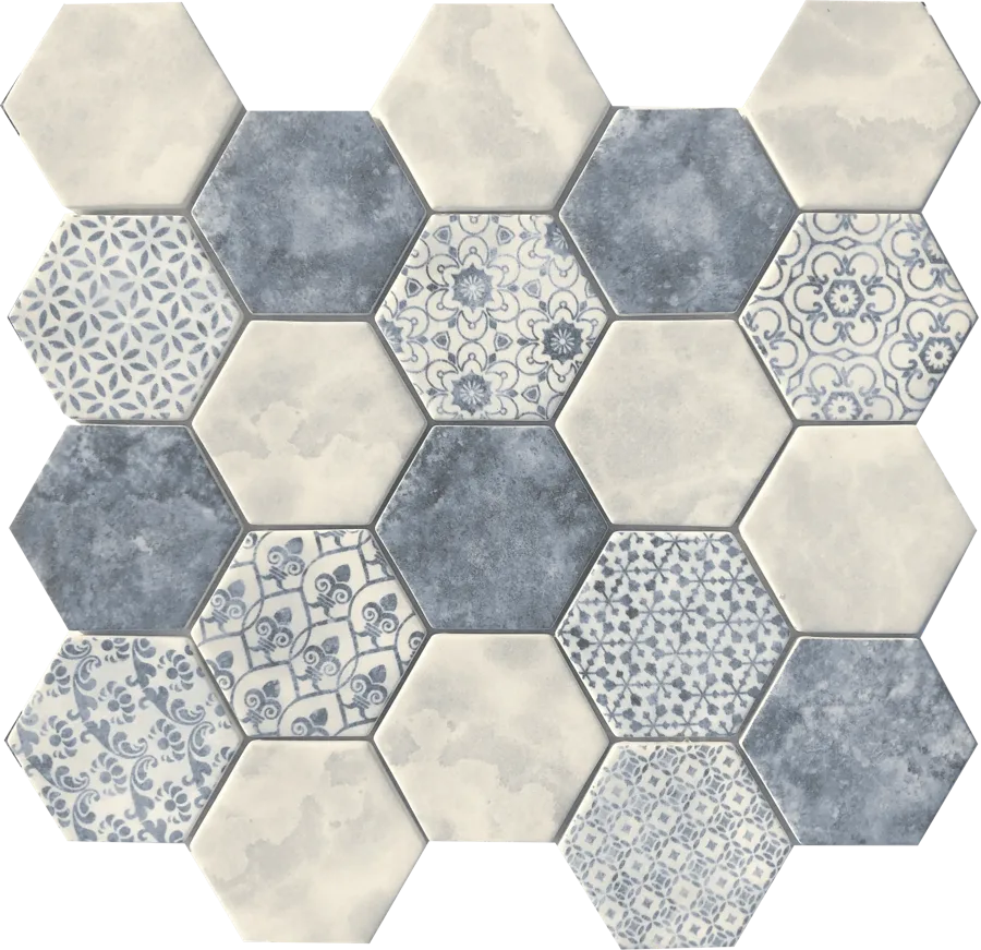 MTD Mosaics Azulejo Hex 13.5×12 MTD-S155