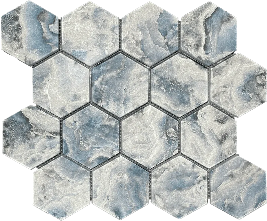 MTD Mosaics Sky Indigo Hex MTD-1680