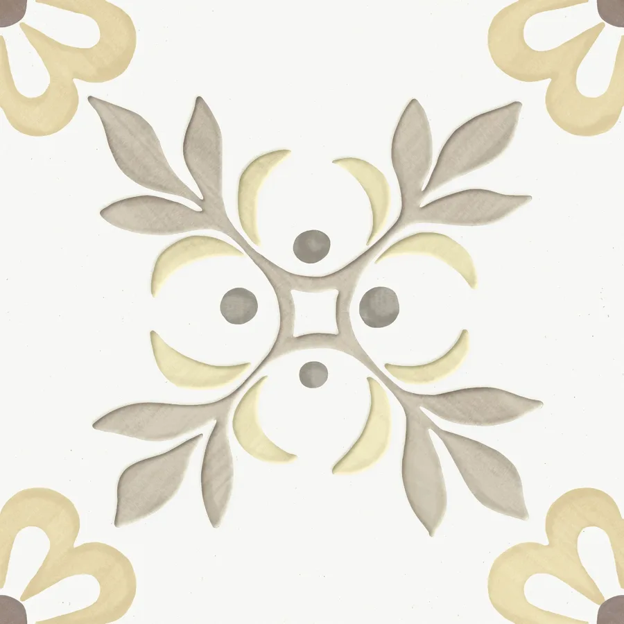 MTD Tile Llevant Yellow Garden 9×9 MTD-40460