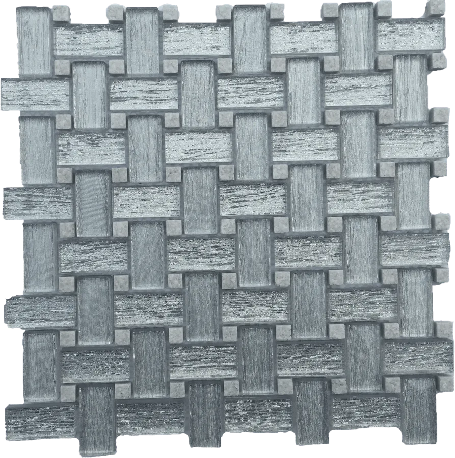 MTD Mosaics Crystal Weave Bianco 11.8×11.8 MTD-HKS6179