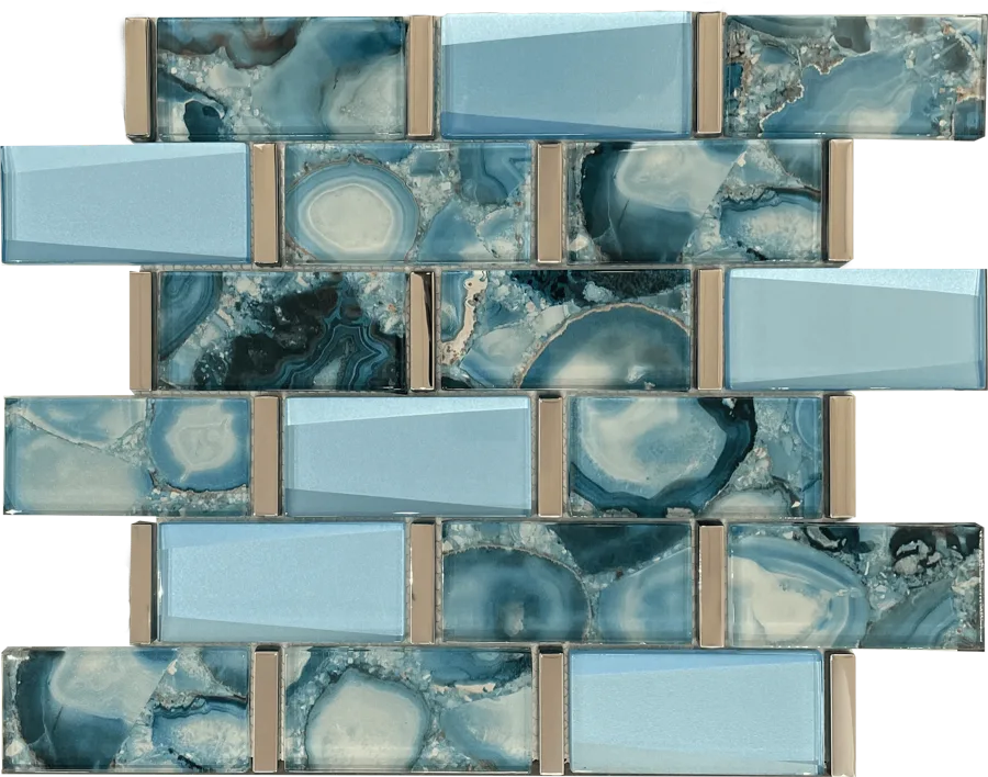 MTD Mosaics Tribeca Sky Blue 12×13 MTD-8844