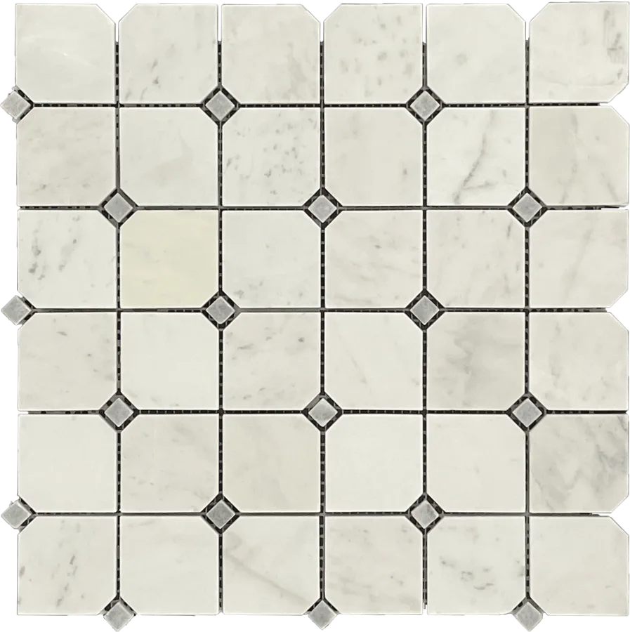MTD Mosaics Sterling White Square 12×12 MTD-3275