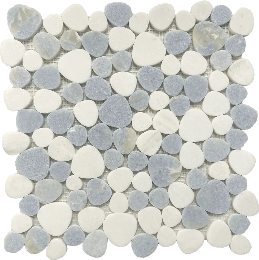 MTD Mosaics Firoza Sky Blue Hearts 12×12 MTD-2204