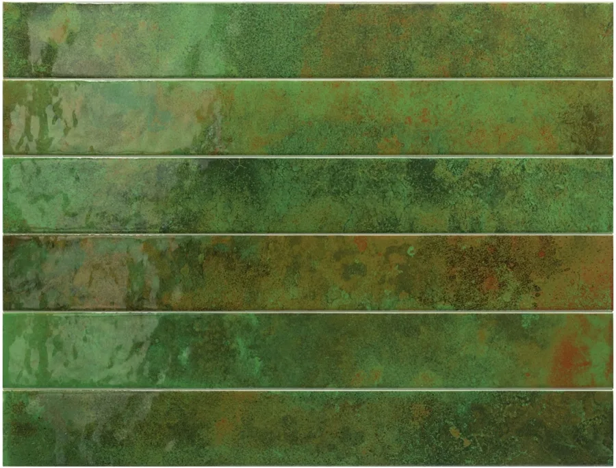 MTD Ceramic Subway Tile Bali Green 2×16 MTD-31546