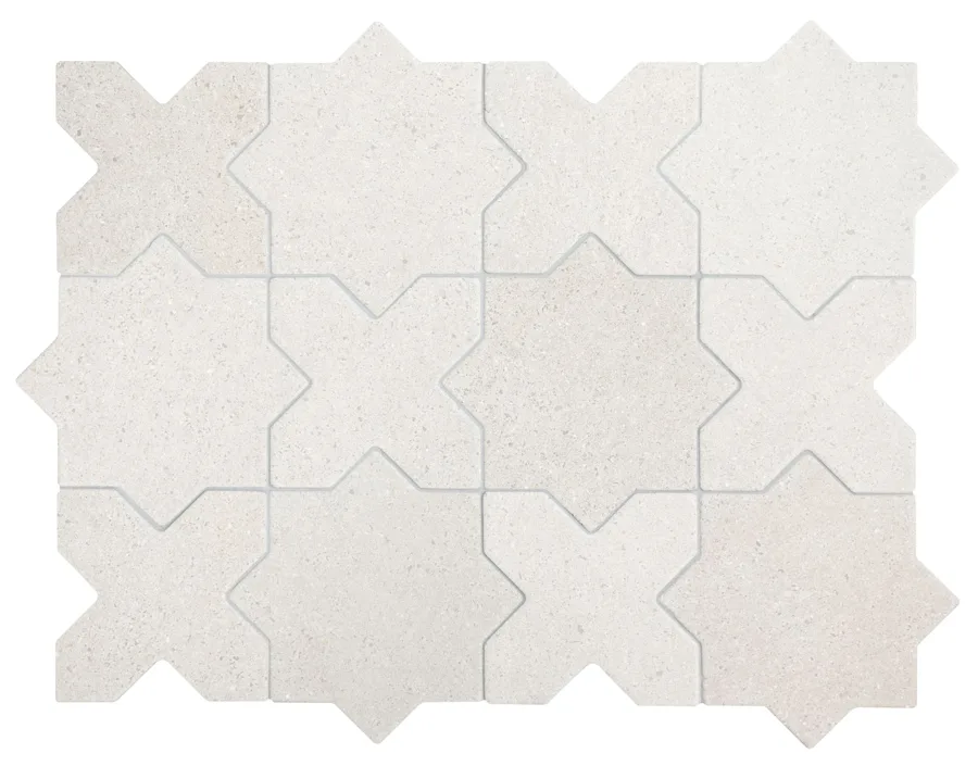 MTD Tile Elda White Cross MTD-32730