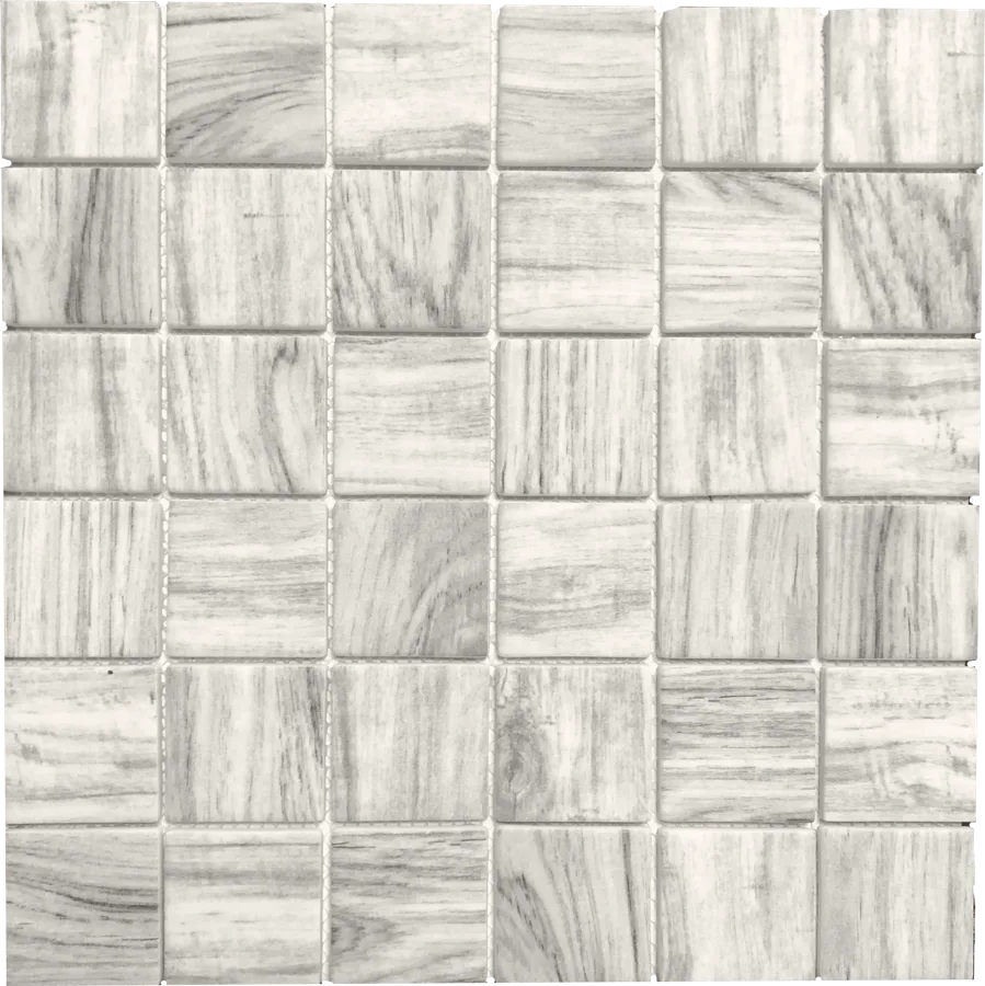 MTD Mosaics Legno Wood Square Grey MTD-L160