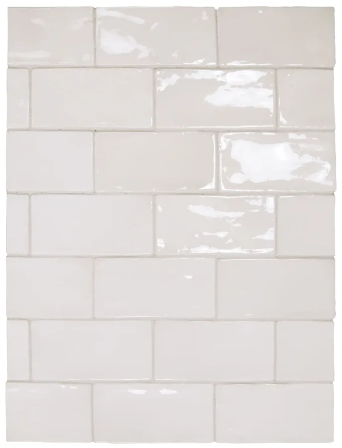 MTD Ceramic Subway Tile Manacor White 3×6 MTD-26909
