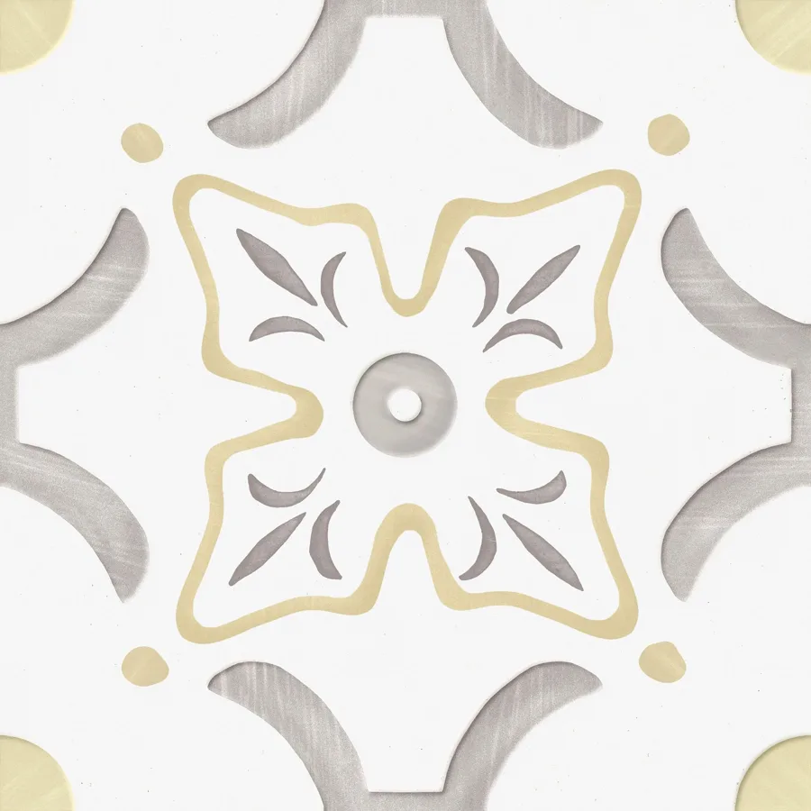MTD Tile Llevant Yellow Flower 9×9 MTD-40459