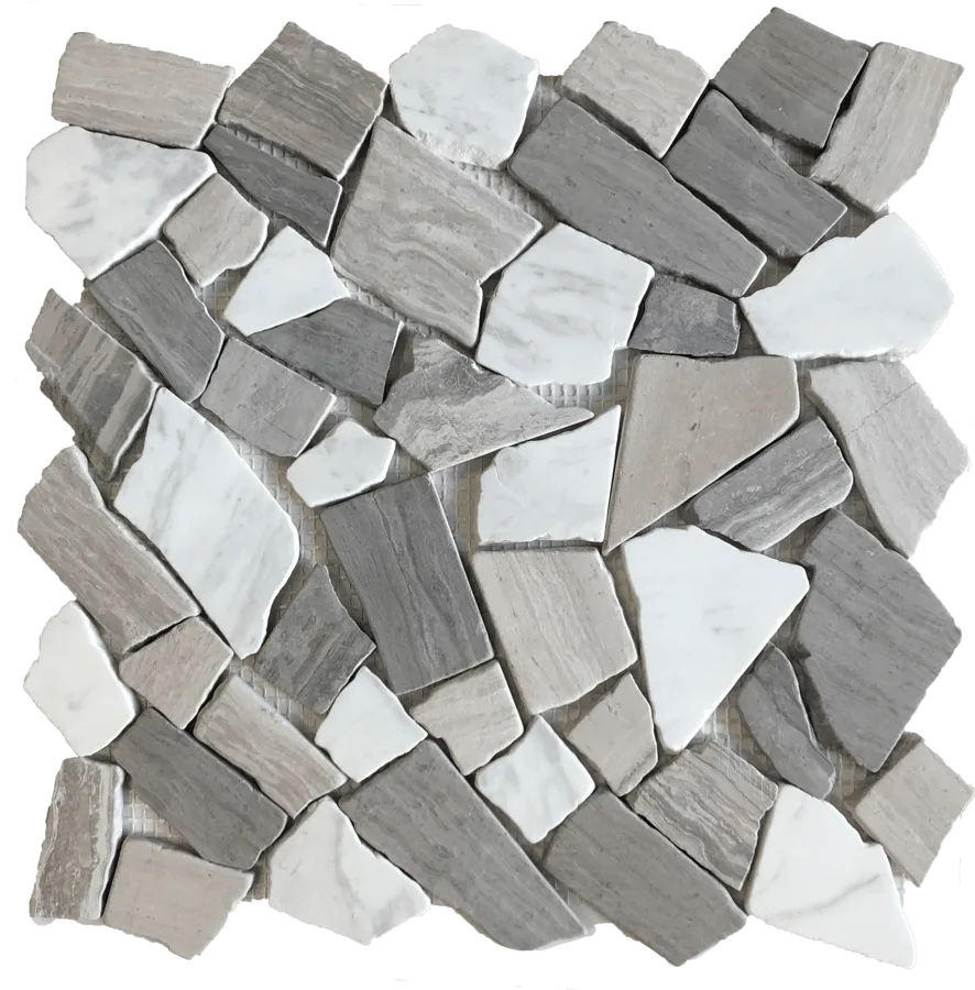 MTD Mosaics Pietra Bianco Grigio 12×12 MTD-GWM305