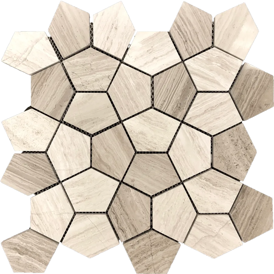 MTD Mosaics Silverwood Pentagon 12×12 MTD-1689