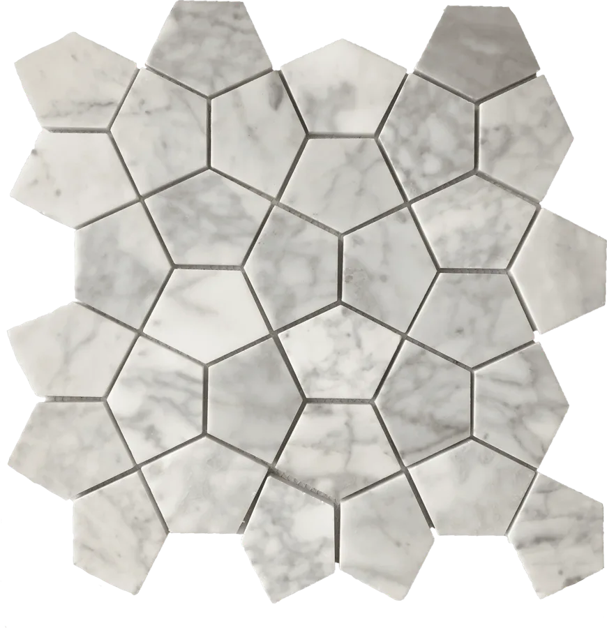 MTD Mosaics Carrara Pentagon 12×12 MTD-1688