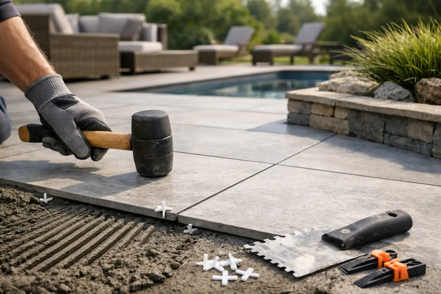 Outdoor Porcelain Tile Installation That Lasts
